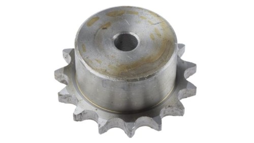 Koło łańcuchowe drabinkowe, 15 zębów, 08B-1, Pilot, śr otworu: 12mm, śr toczna: 61.09mm, Stal