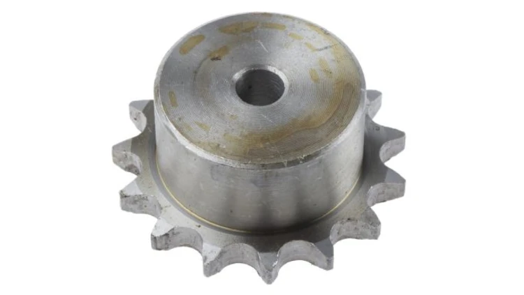 Koło łańcuchowe drabinkowe, 15 zębów, 08B-1, Pilot, śr otworu: 12mm, śr toczna: 61.09mm, Stal