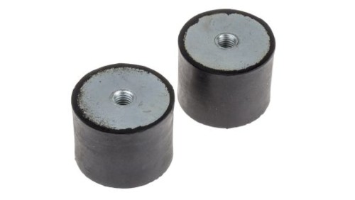 Mocowanie antywstrząsowe, M10, Ø 50mm, materiał: Guma naturalna 60Shore A, RS PRO