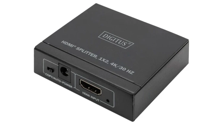 Rozgałęźnik HDCP 1.4,HDMI 1.4 czarny Wyj HDMI gniazdo x2 DS-45340