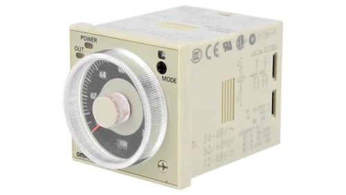 H3CR-A8/24AC/DC Przekaźnik czasowy 0,05s÷300h DPDT 250VAC/5A Uzas: 24÷48VAC