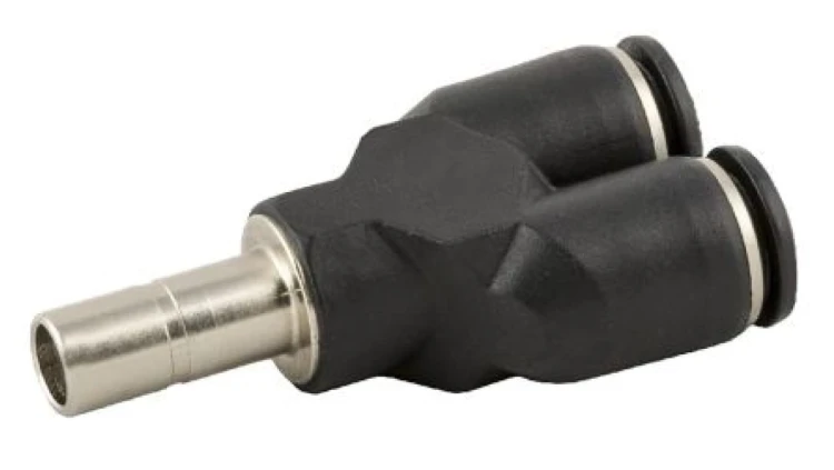Pneumatic Y Tube-to-Tube Adapter, 20 barów