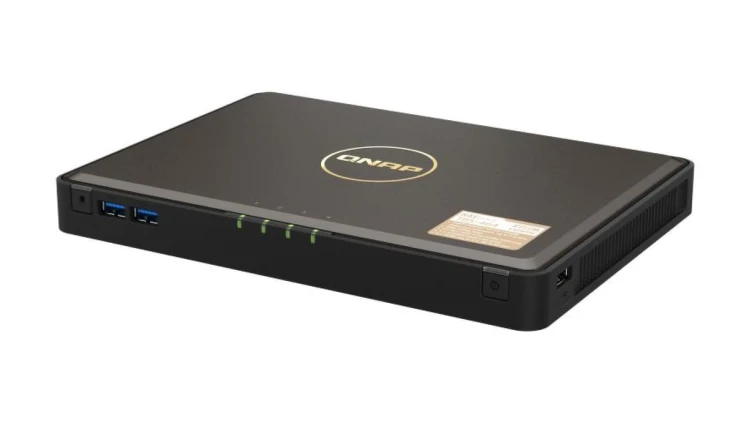 QNAP TBS-464-8G 4-zatokowy serwer NASbook, Intel, 8GB RAM, 2x 2.5GbE, Compact