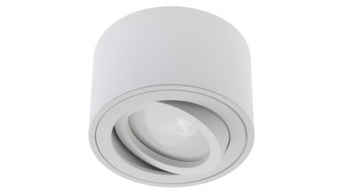 Oprawa Natynkowa HALOGENOWA Spot Tuba Ruchoma AMAT-S Okrągła Biała 50mm LUMILED