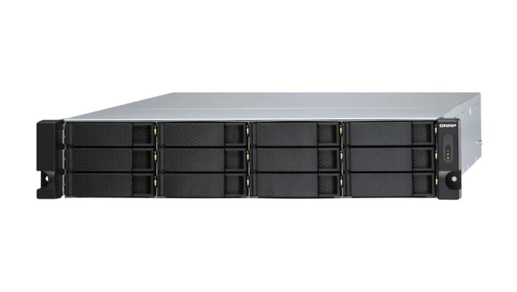 QNAP TL-R1200S-RP 12-zatokowa jednostka rozszerzająca QNAP/PC, zestaw z kartą i przewodami, RACK