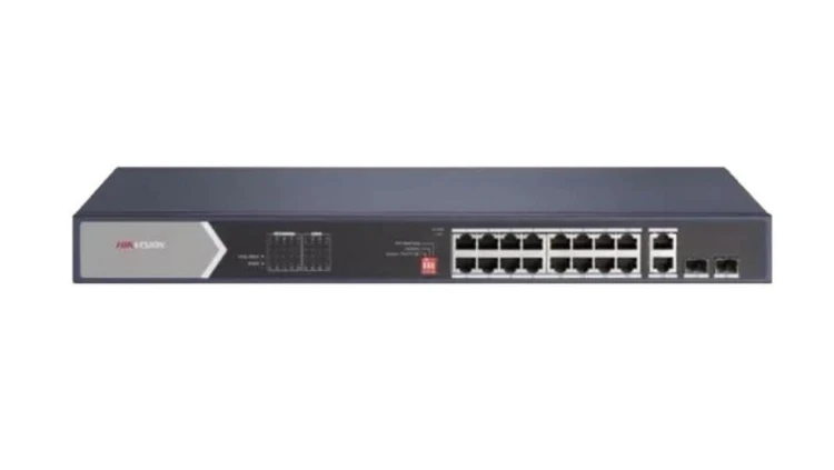 Switch PoE 16-portowy 1Gbps 2x SFP (niezarządzalny) DS-3E0520HP-E