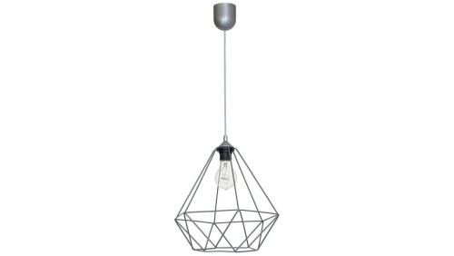 Lampa wisząca BASKET GRAY 1xE27 MLP7216 Milagro
