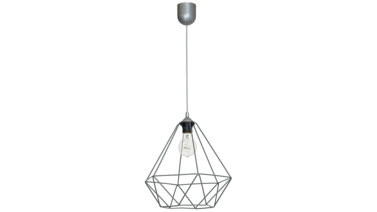 Lampa wisząca BASKET GRAY 1xE27 MLP7216 Milagro