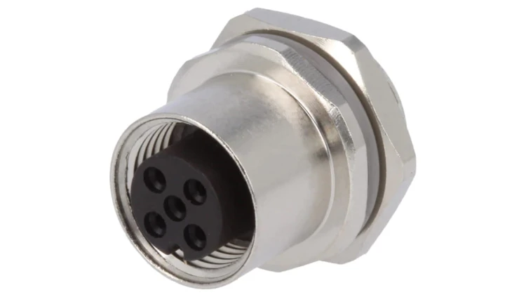 Gniazdo M12 5-PIN żeńskie kod A-DeviceNet CANopen IP67 T4133012051-000