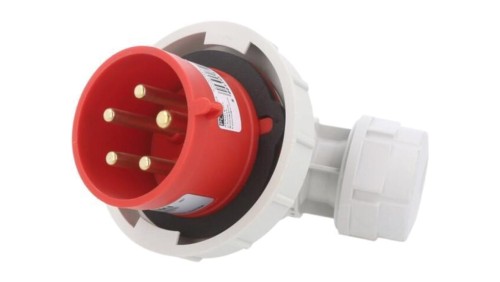Złącze zasilające 3-fazowe AC, wtyk męski, 32A/400VAC, IP67 80252-6