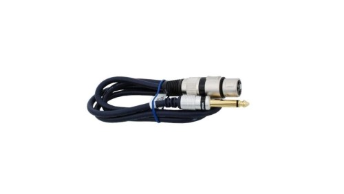 VITALCO Kabel mikrofonowy MK17 XLR (gniazdo) / Jack 6,3mm Stereo (wtyk) 5m