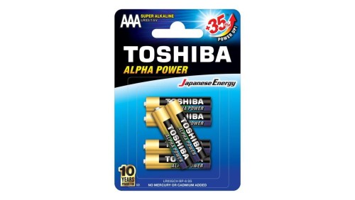 Bateria alkaliczna LR03 / AAA 1,5V ALPHA POWER /6szt./