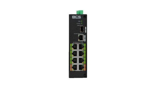 Switch PoE 8-portowy 100Mbps + SFP BCS-L-SP08E01G-1SFP(2)
