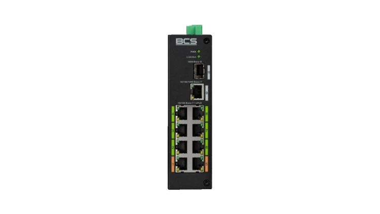 Switch PoE 8-portowy 100Mbps + SFP BCS-L-SP08E01G-1SFP(2)