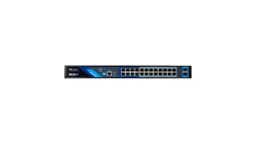 Switch PoE 24-portowy 1Gbps + 2xSFP BCS-B-SP24G-2SFP-M