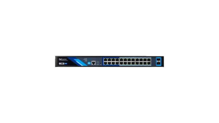 Switch PoE 24-portowy 1Gbps + 2xSFP BCS-B-SP24G-2SFP-M