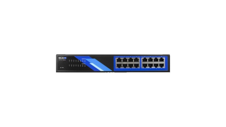 Switch PoE 16-portowy 1Gbps BCS-B-S16G