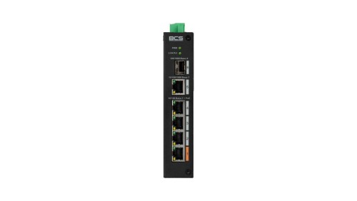 Switch PoE 4-portowy 100Mbps + SFP BCS-L-SP0401G-1SFP(2)