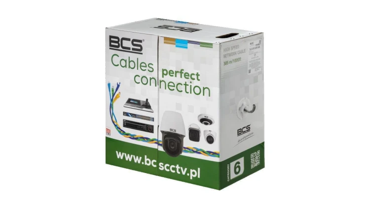 Kabel teleinformatyczny BCS-U/UTP-CAT6-LSOH /305m/