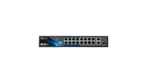 Switch PoE 16-portowy 100Mbps + SFP BCS-B-SP1602G-1SFP