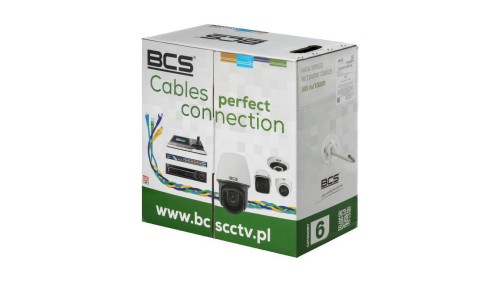 Kabel teleinformatyczny BCS-U/UTP-CAT6-PVC /305m/