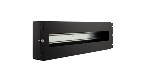 Panel dystrybucji napięć TS-35 RACK 19 cali 3U czarny