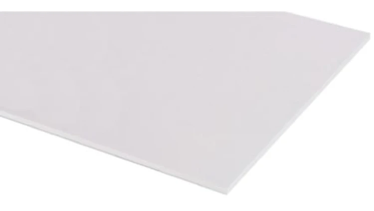 Arkusz tworzywa sztucznego Biały, 1200mm x 1200mm x 2.5mm