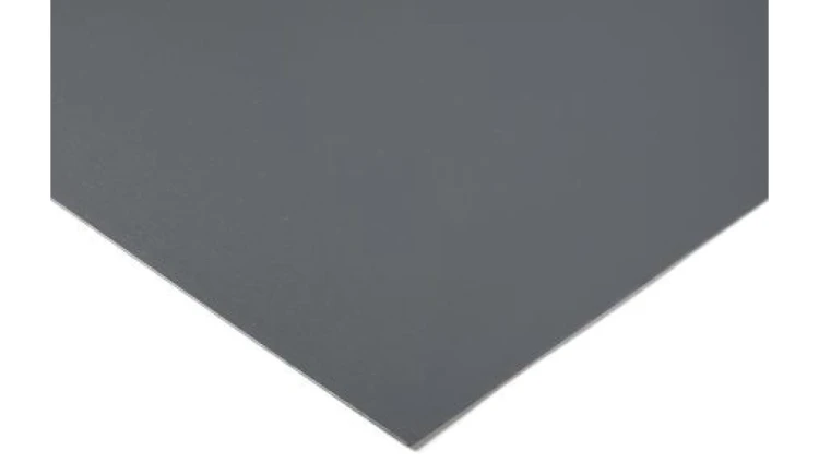 Arkusz tworzywa sztucznego Szary, 1000mm x 1000mm x 12mm