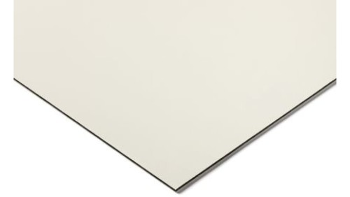 Arkusz tworzywa sztucznego Czarny, biały, 1300mm x 500mm x 1.5mm