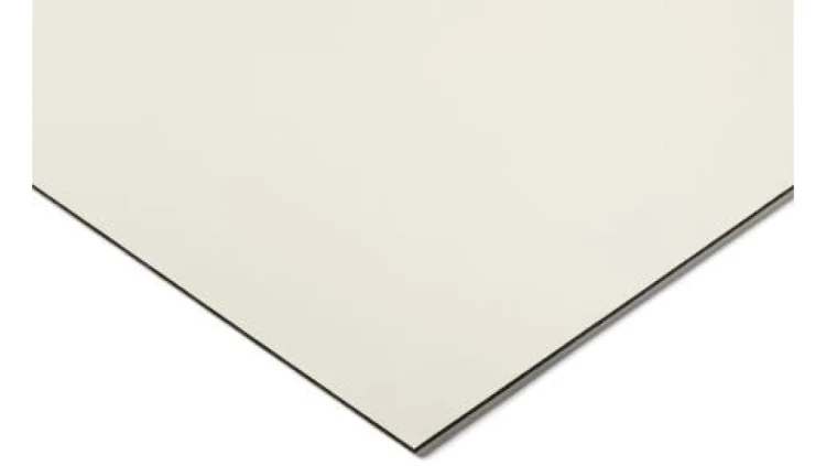 Arkusz tworzywa sztucznego Czarny, biały, 1300mm x 500mm x 1.5mm