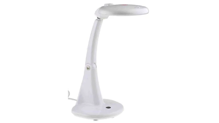 Lampa z lupą, 3 dioptre, 12dioptrii, 100mm, Zintegrowana podstawa, LED, 2W, 220V ac, Typ C – wtyk europejski, typ G –