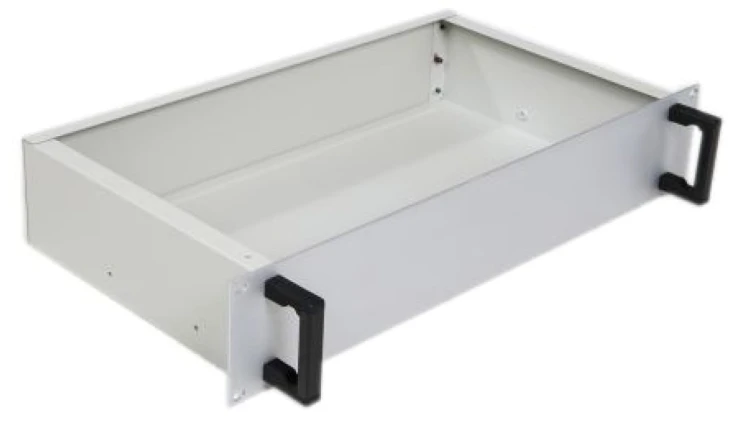 Obudowa do montażu w szafie, 2U, 88 x 483 x 250mm