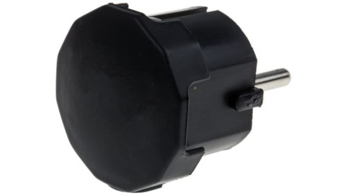 Wtyk sieciowy, 16A, 250 V, 2P+E Typ F, niemieckie Schuko, RS PRO