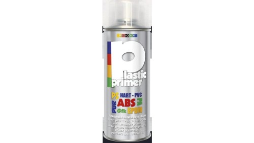 Farba podkład do plastiku bezbarwny spray 400ml PLASTIC PRIMER