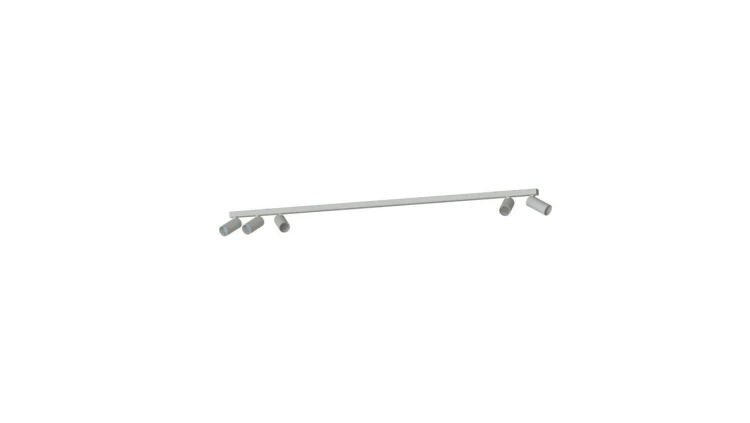Listwa z regulowanymi reflektorkami FOURTY V 5xGU10 R35 Silk gray 11440 Nowodvorski