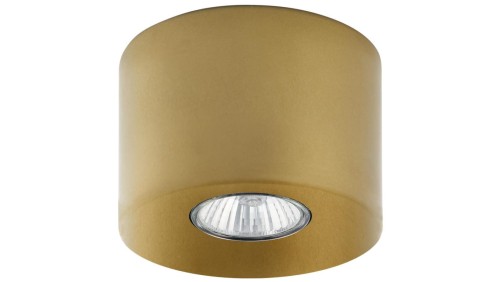 Plafon LED Babilon kwadratowy średni 4000K złoty LP-335/1C M 4GD square Light Prestige