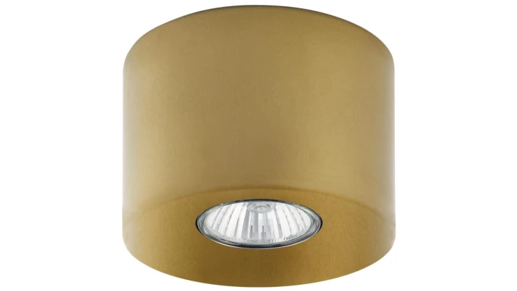 Plafon LED Babilon kwadratowy średni 4000K złoty LP-335/1C M 4GD square Light Prestige