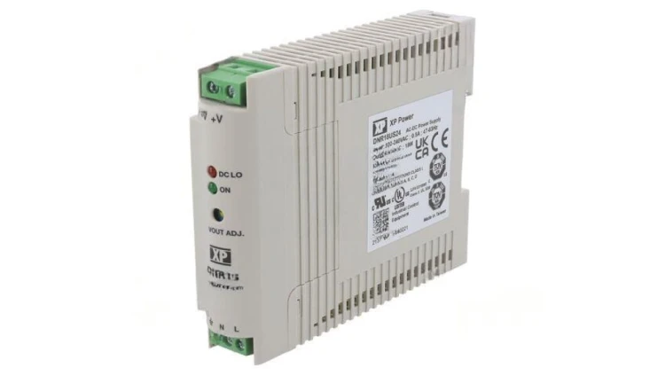 Zasilacz impulsowy: na szynę DIN, 18W, 24VDC, 750mA, 90-264VAC DNR18US24