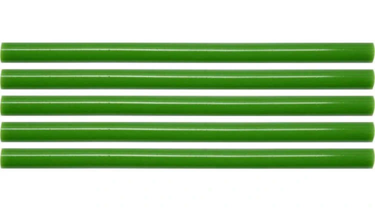 WKŁADY KLEJOWE 11,2X200MM 5SZT ZIELONE
