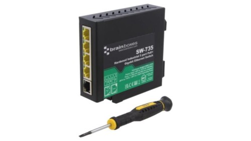 Switch PoE Ethernet, (niezarządzalny), liczba portów: 4, 44÷57VDC SW-735