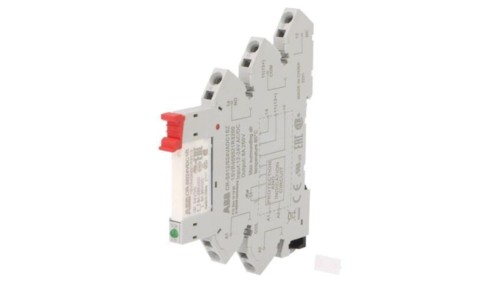 Przekaźnik interfejsowy, SPDT, Napięcie Cewki: 24VAC,24VDC, na szynę DIN 1SVR405541R3210