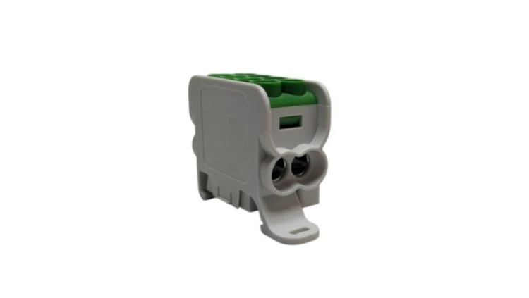 Blok dystrybucyjny - rozdzielczy HLAK25 1P zielony 2xAl/Cu 25mm²+16mm² 1000VAC/1500VDC MAG1251G00