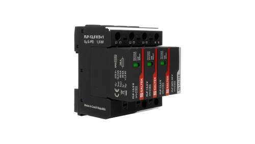 Ogranicznik przepięć typ 1 50kA FLP-12,5 V/3+1 do 255V DC szyna DIN warystorowy ochronnik przepięciowy dla niskiego napięcia