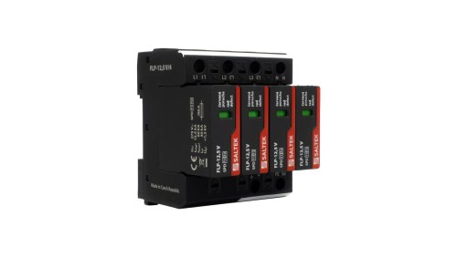 Ogranicznik przepięć typ 1 12.5kA FLP-12,5 V/4 do 350V DC szyna DIN ochronnik przepięciowy dla niskiego napięcia