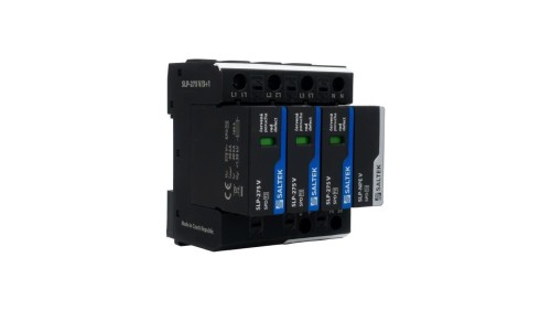 Ogranicznik przepięć typ 2 40kA SLP-275 V/3+1 do 255V DC szyna DIN warystorowy ochronnik przepięciowy dla niskiego napięcia