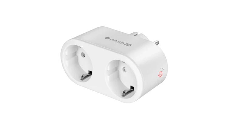 Gniazdo podwójne WiFi KrugeriMatz Connect P5 Tuya