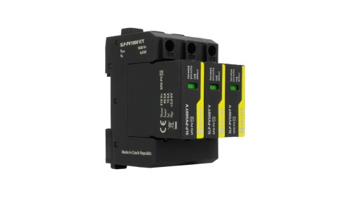 Ogranicznik przepięć PV typ 2 40kA SLP-PV1000 V/Y do 1020V DC szyna DIN warystorowy ochronnik przepięciowy fotowoltaiczny
