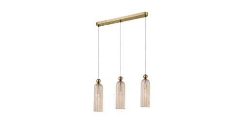 Lampa wisząca Piega 3 LP-939/3L amber Light Prestige
