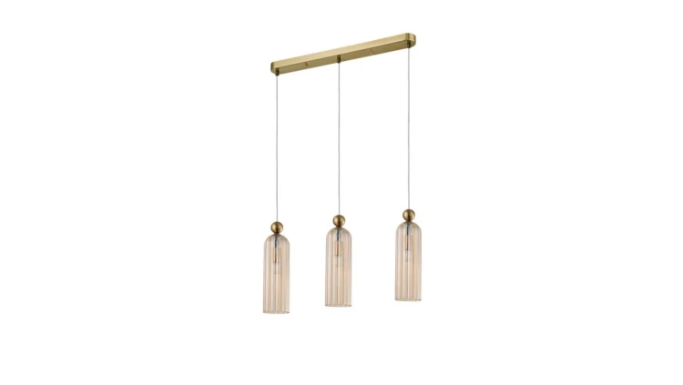 Lampa wisząca Piega 3 LP-939/3L amber Light Prestige