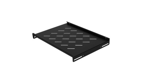 Półka stała do szafy RACK 19 1U 350mm boczny montaż czarna NEKU FLR GREEN
